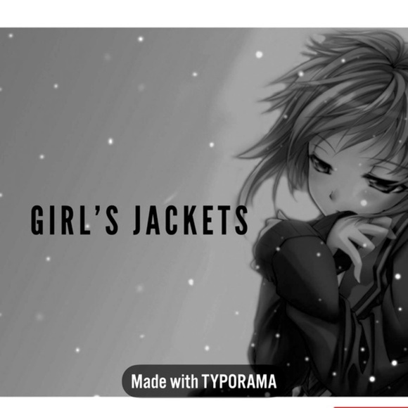 Girl’s jackets sign - Picture 1 of 1